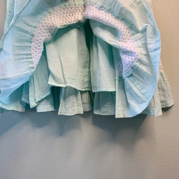 MASALA KIDS BABY Girls Maxi Dress 3 3T Mint Green Hippy Boho Dress Toddler Girl - Picture 7 of 8